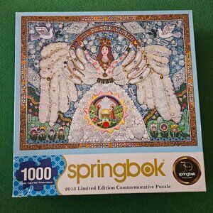 Springbok 1000 Piece - A Christmas Angel Puzzle - Complete As Shown!